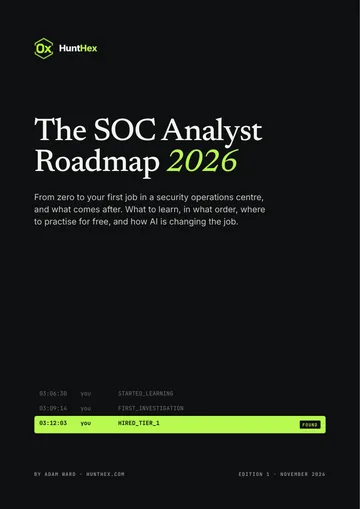 Cover of The SOC Analyst Roadmap 2026